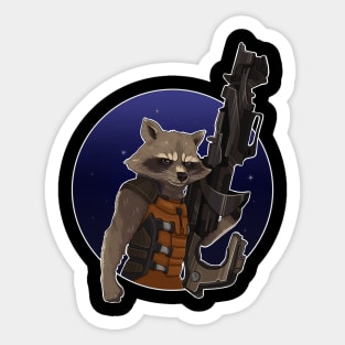 Rocket Racoon Sticker